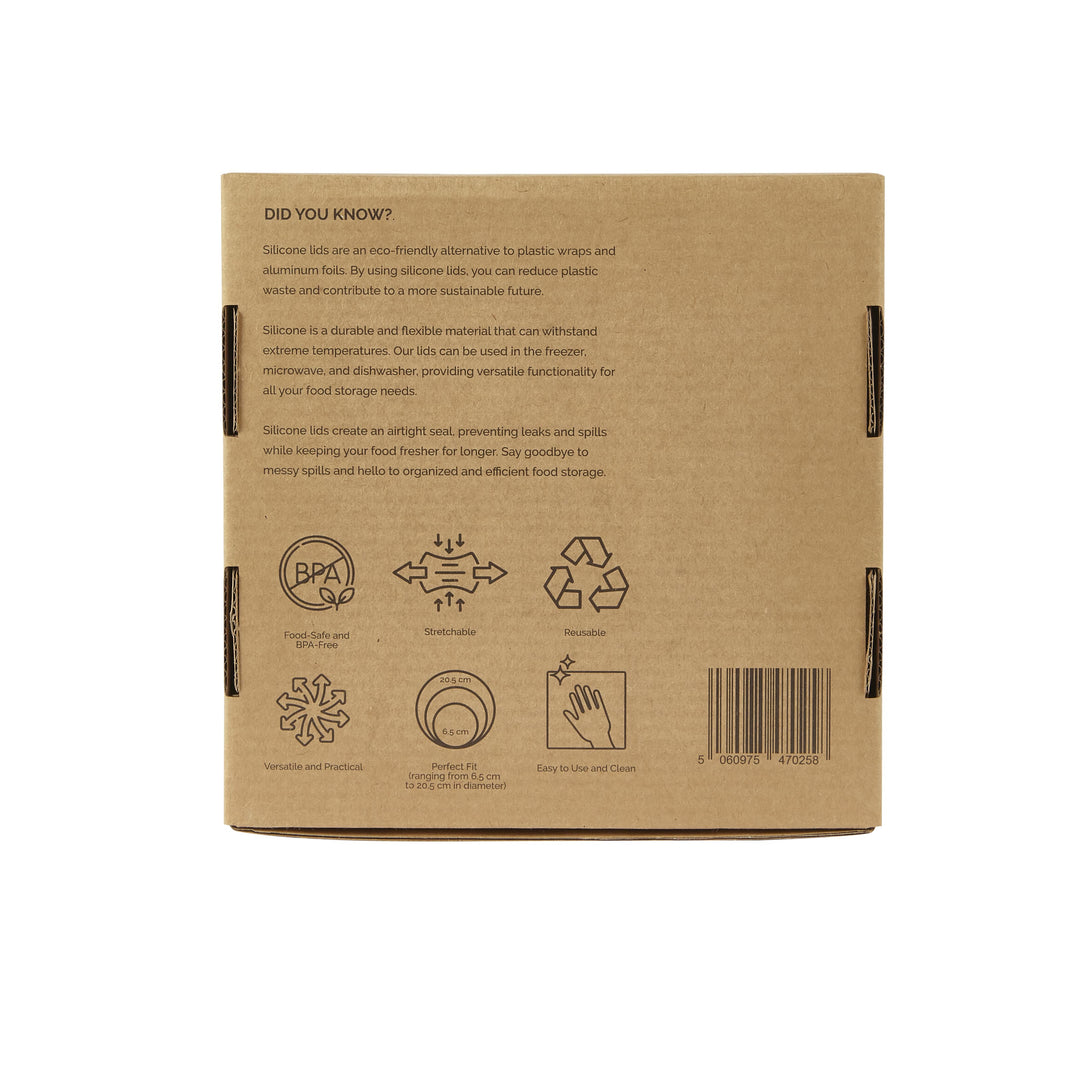 Reusable Silicone Lid 6 pack