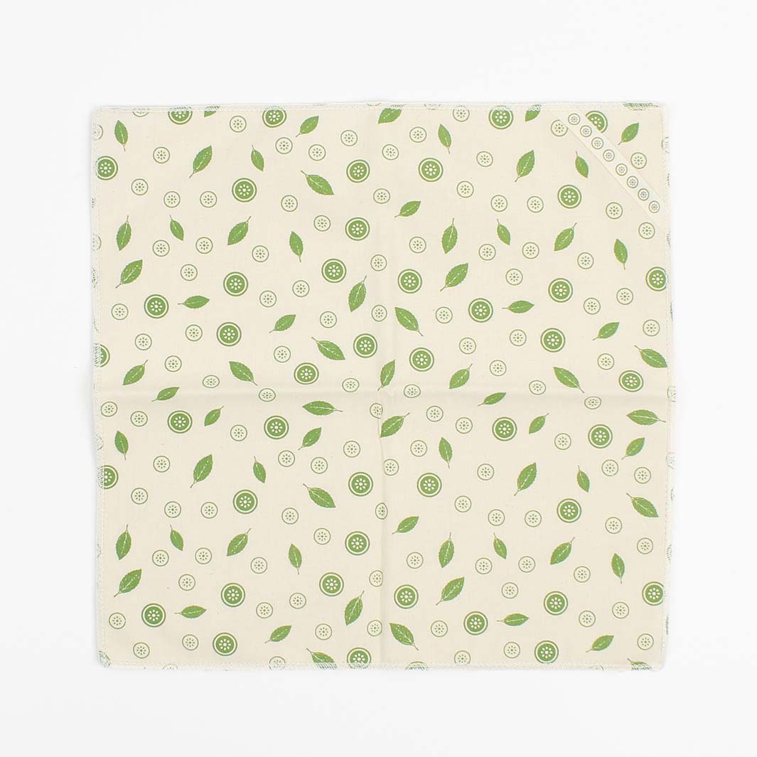 Organic Cotton Unpaper Towels - Mint Leaf - Pack of 5