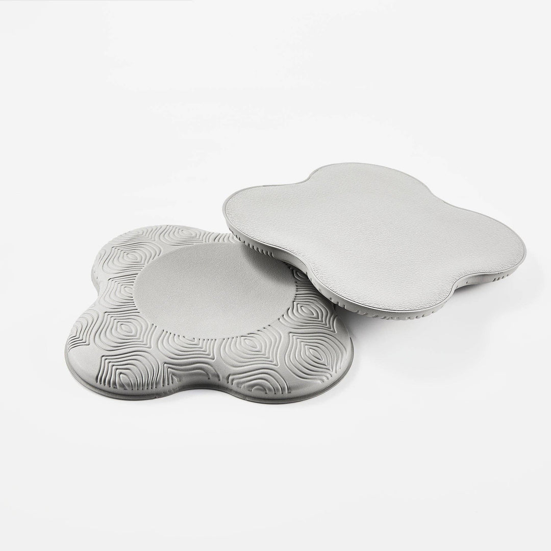 Silicone Yoga Support Jellies - Pack Of 2 In Grey