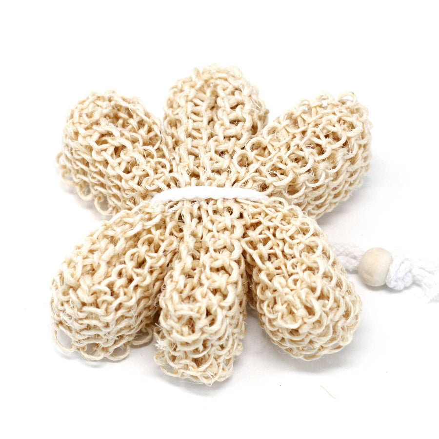 Sisal exfoliating star sponge