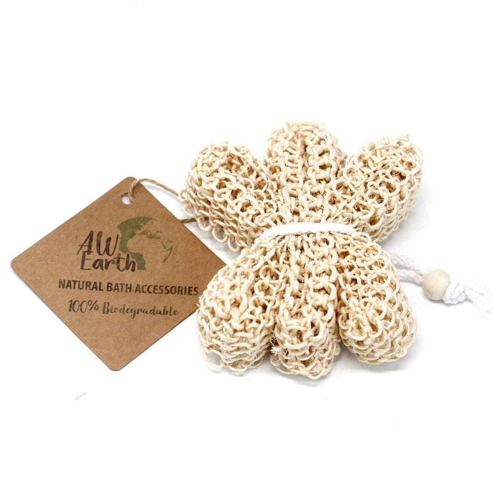 Sisal exfoliating sponge