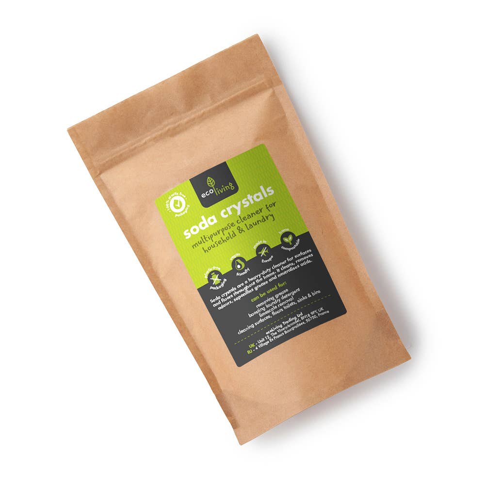 Soda Crystals a multipurpose cleaner for household & laundry.