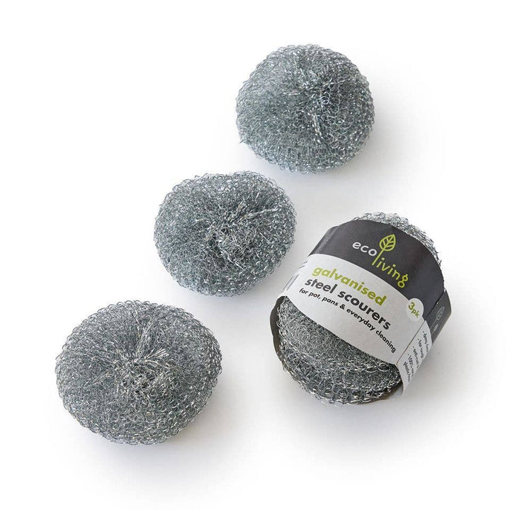 Steel scourer set