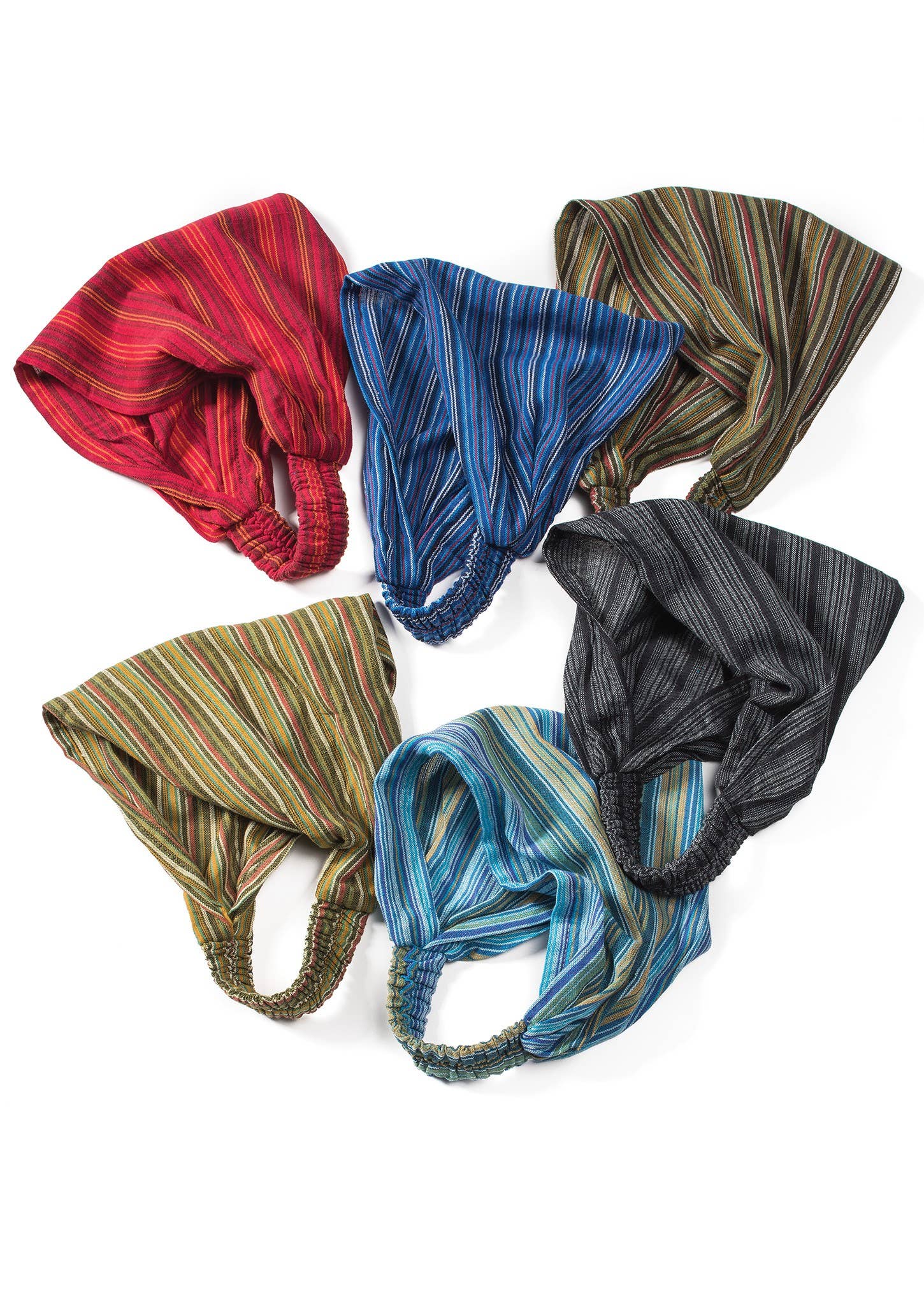 Stripe Cotton Elasticated Headband