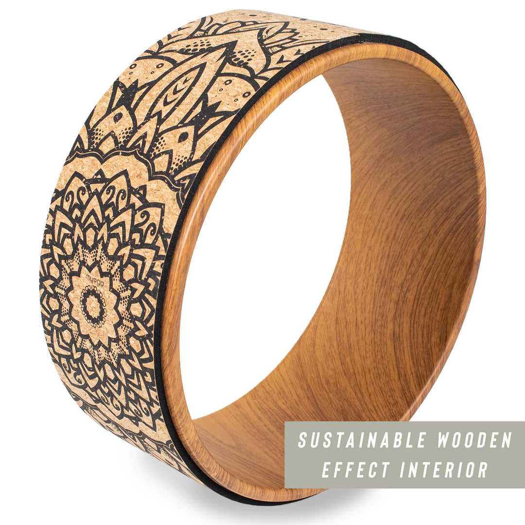 Sustainable Cork Yoga Wheel Suitable For All Levels.