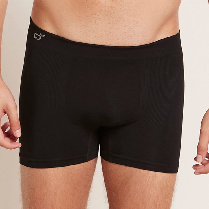 Men's Seamfree Boxer Briefs: Black