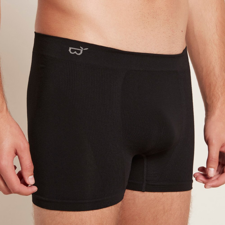 Men's Seamfree Boxer Briefs: Black