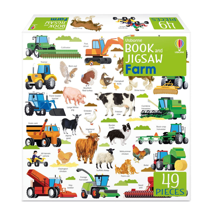 Usborne Farm Book & Jigsaw