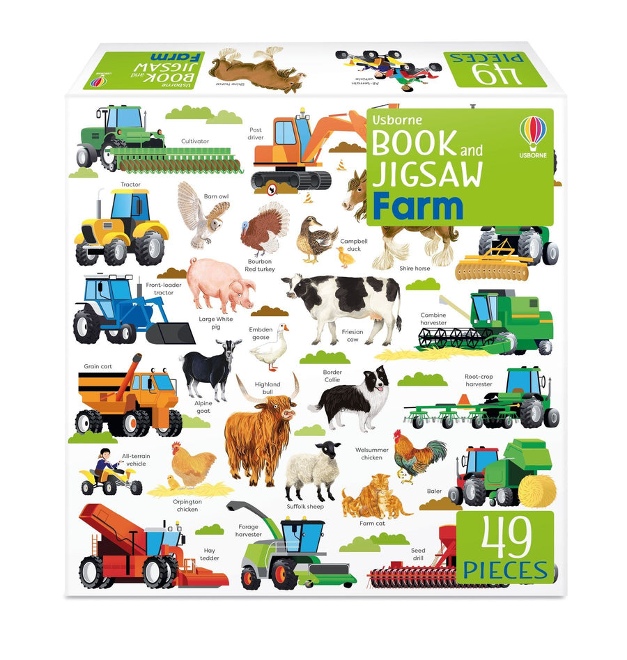 Usborne Farm Book & Jigsaw