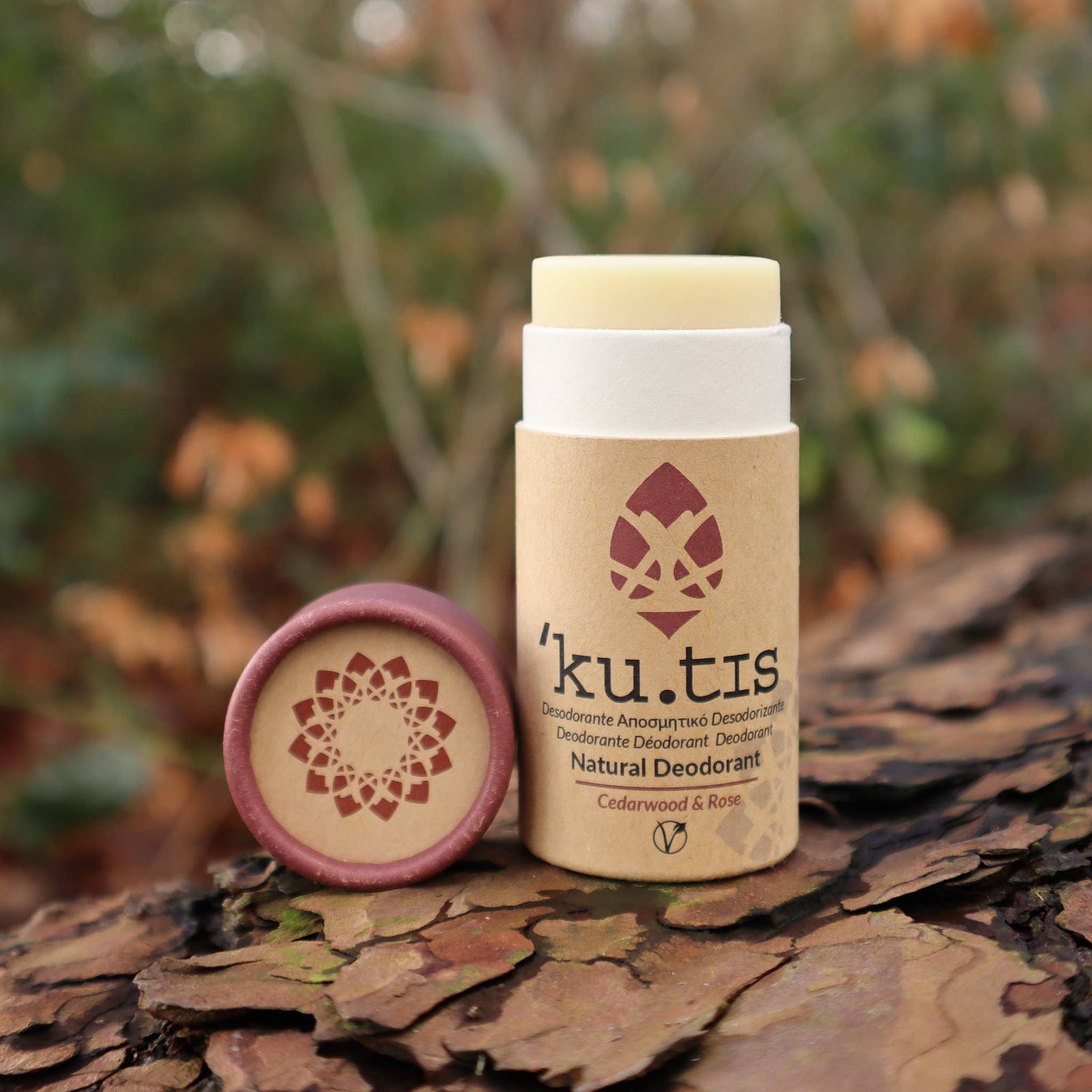 Vegan Deodorant Cedarwood Rose Kutis.