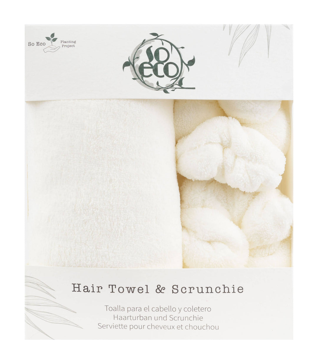 Eco Drying Hair Towel & Scrunchies