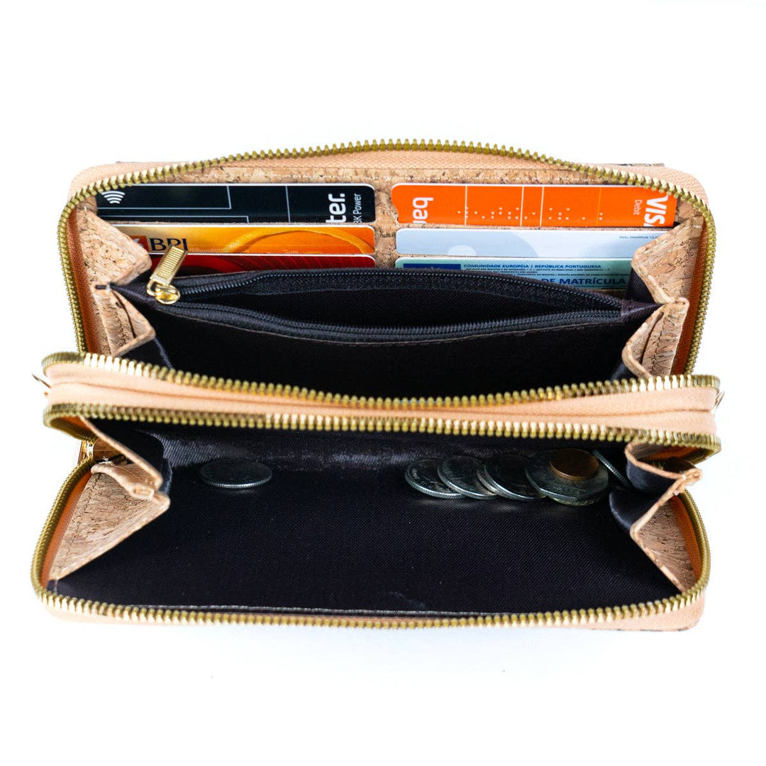 Women's cork phone crossbody bag