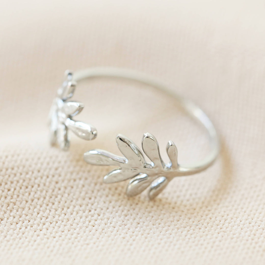 Womens Adjustable Fern Ring