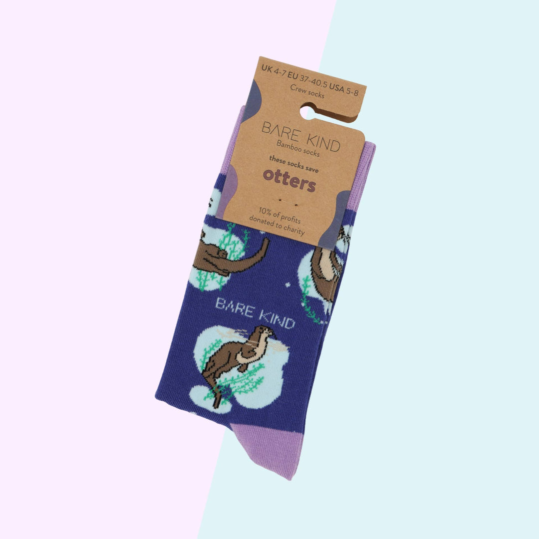 Womens Bamboo Otter Socks