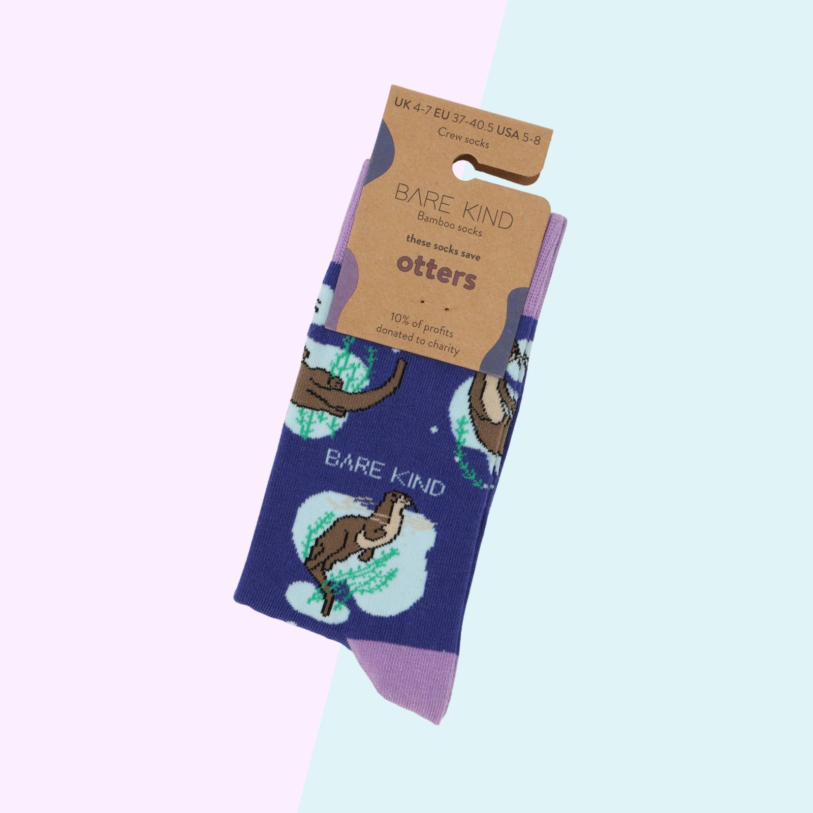 Womens Bamboo Otter Socks