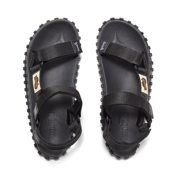 Womens Gumbies Scrambler Sandals  - Black