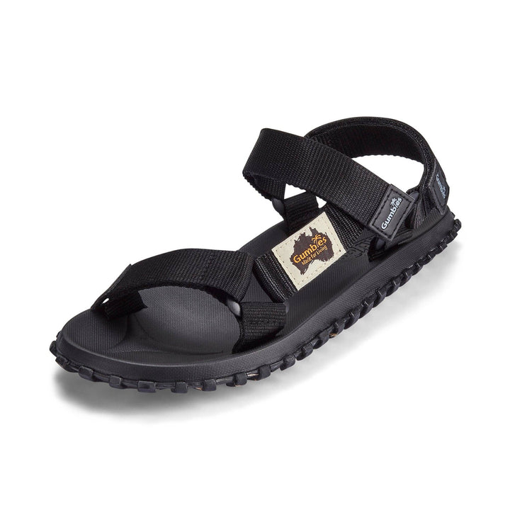 Womens Black Scrambler Sandals By Gumbies.