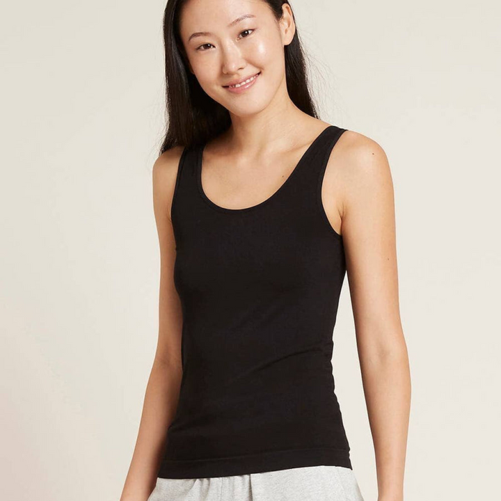 Womens Boody Bamboo Tank Top Black.