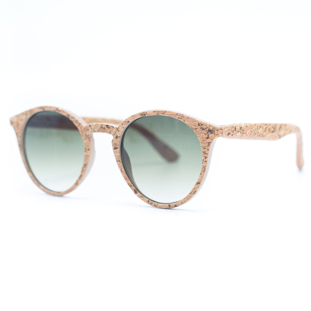 Womens Cork Sunglasses With UV Protection 