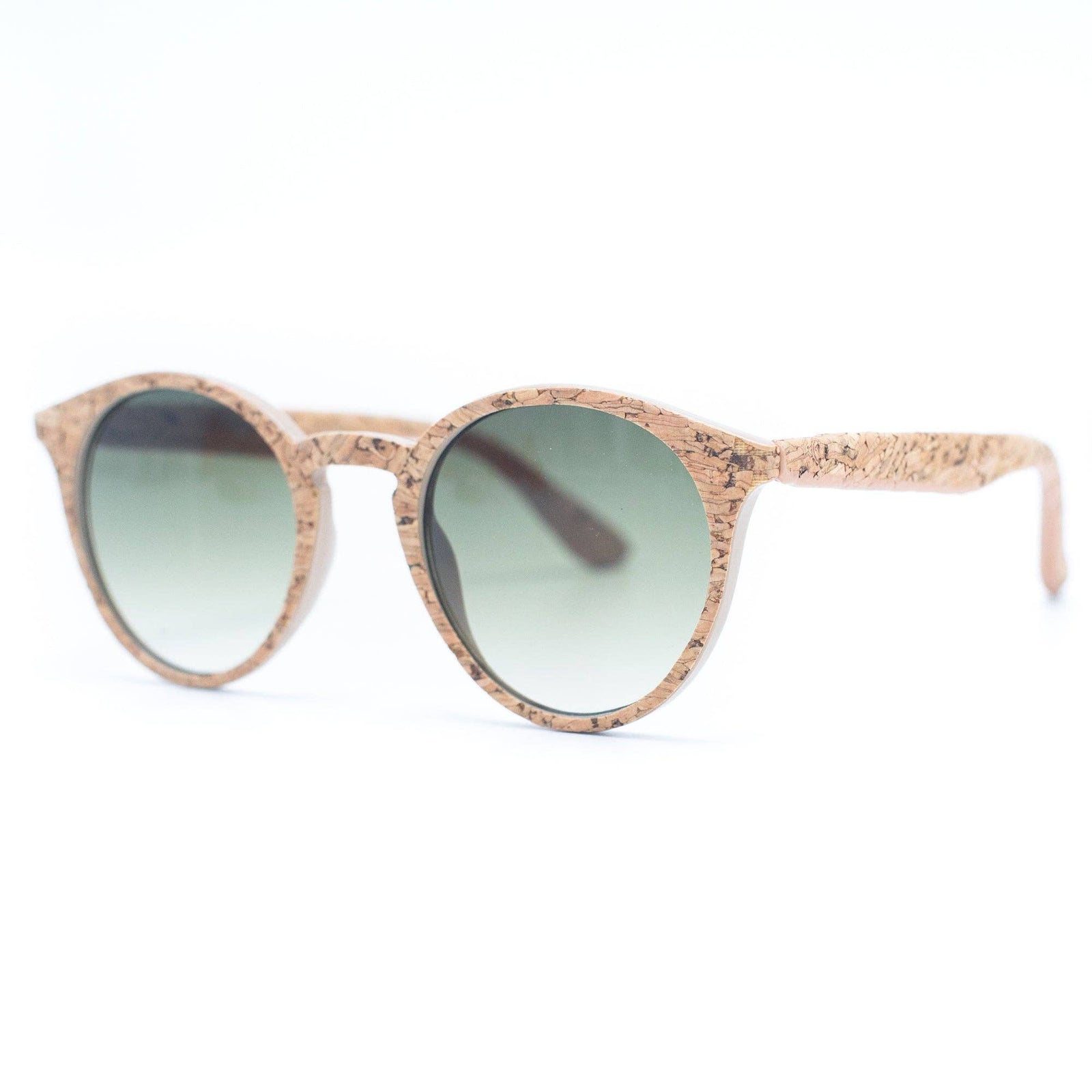 Womens Cork Sunglasses With UV Protection 