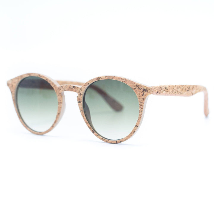 Womens Cork Sunglasses With UV Protection 