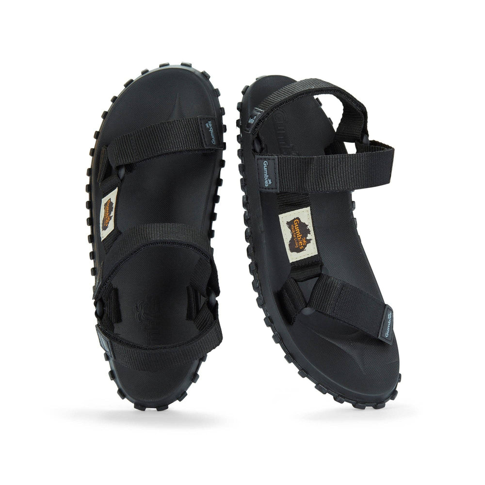 Womens Gumbies Scrambler Sandals  - Black