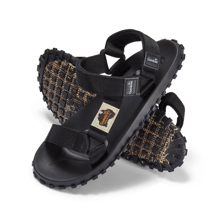 Womens Gumbies Scrambler Sandals  - Black