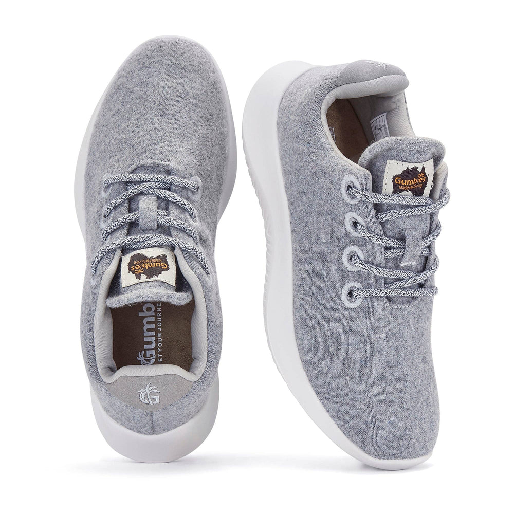 Gumbies Womens Woolfit Sneakers - Granite