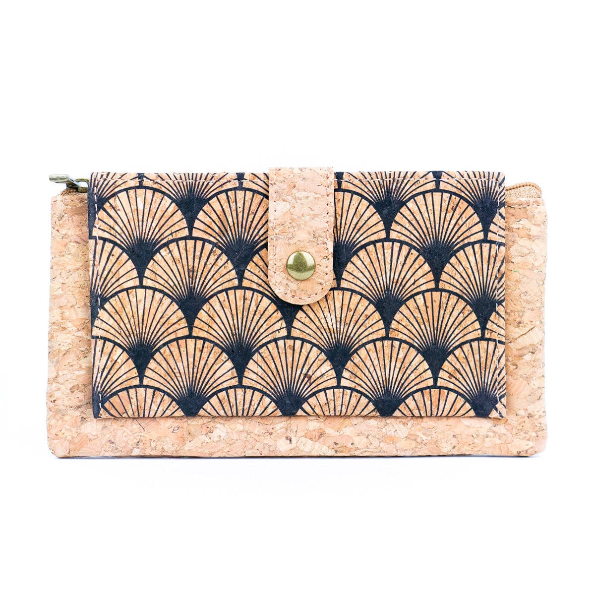 Womens Sleek Vegan Cork purse