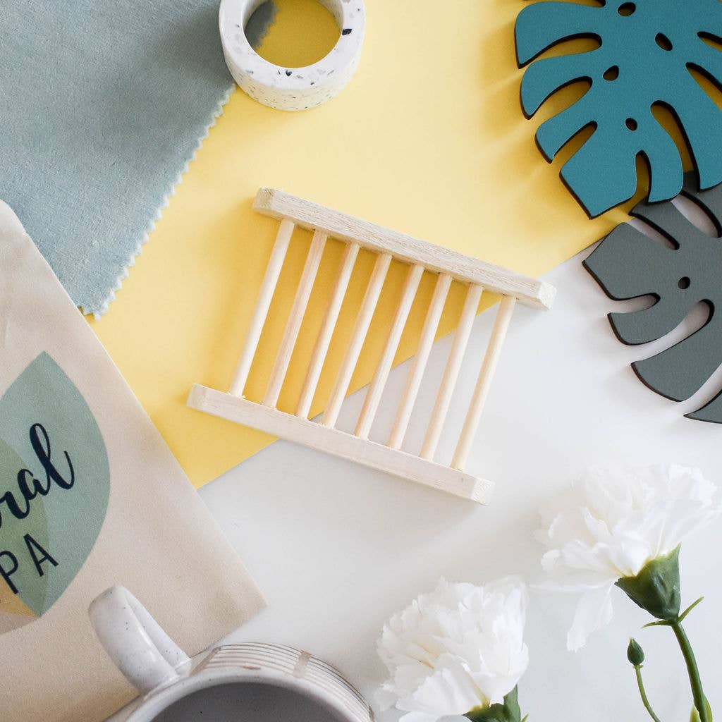 Wooden Ladder style Soap Dish