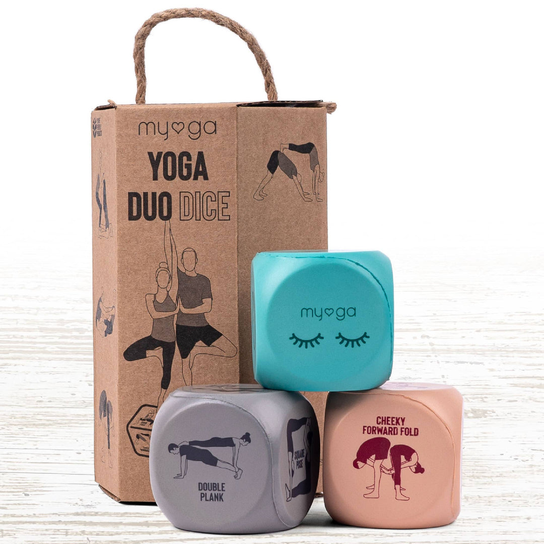 Yoga Duo Dice with Three Coloured Dice