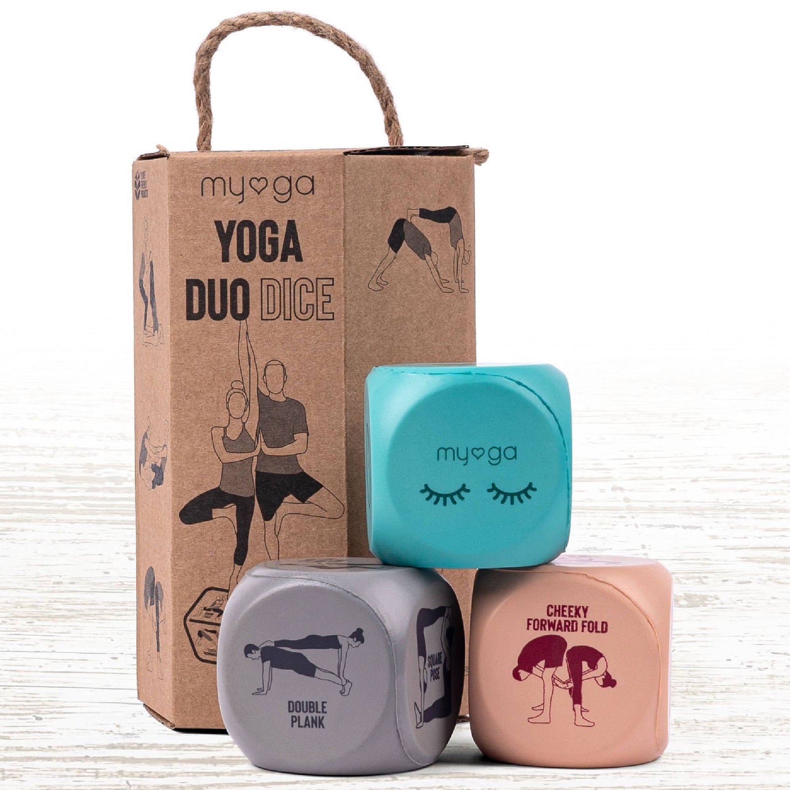 Yoga Duo Dice with Three Coloured Dice