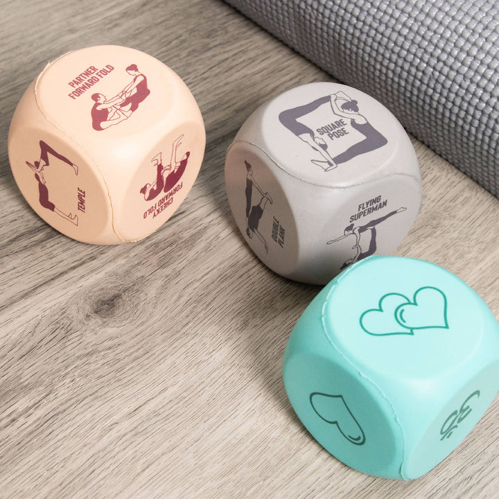 Yoga Duo Dice with Three Coloured Dice