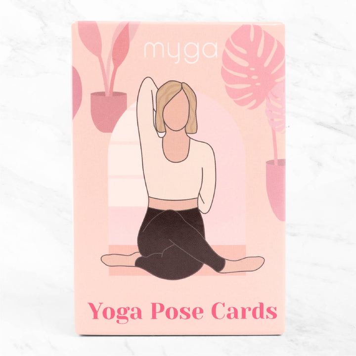 Myga’s Yoga Pose Cards, with 70 different illustrated poses to aid you on your yoga &amp; mindfulness journey