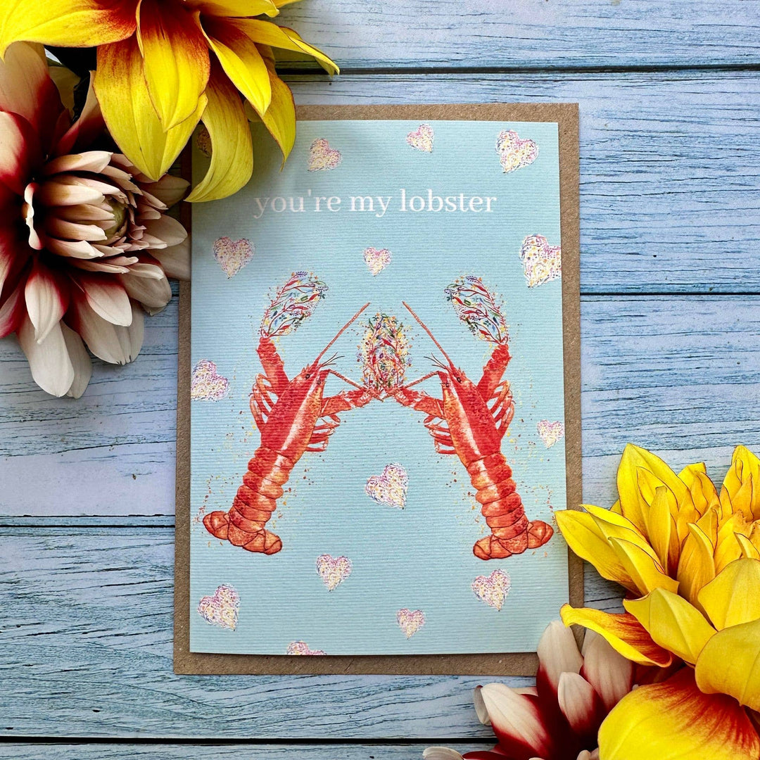 You're my Lobster Eco Card Valentines