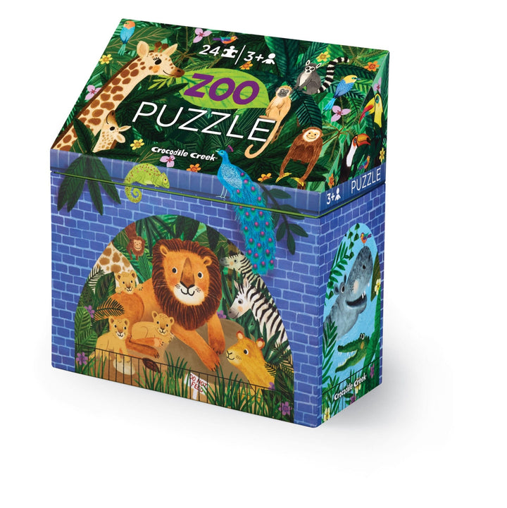 Zoo Crocodile Creek 24 Piece Little Buildings Puzzles