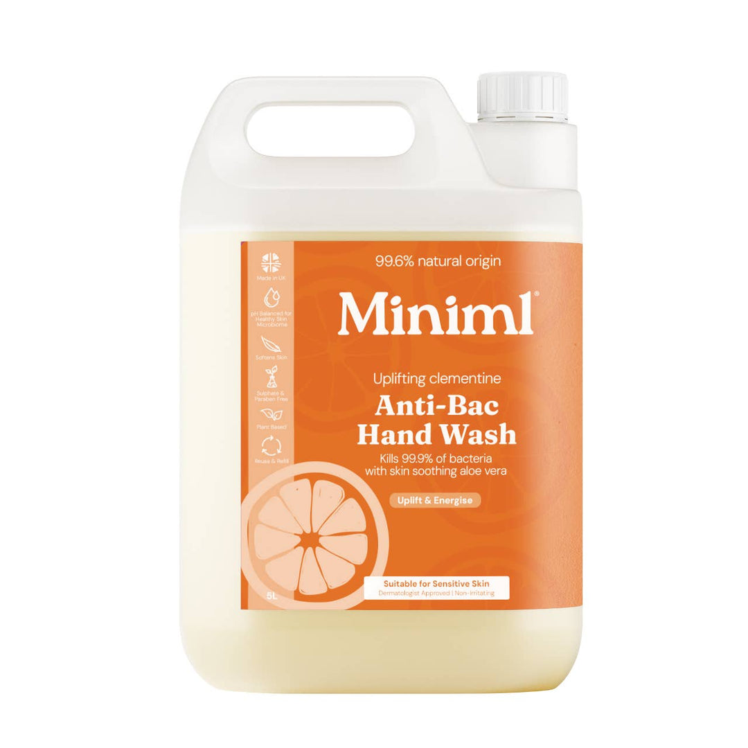 Anti-Bac Hand Soap - Uplifting Clementine - 5L Refill: 5L Refill - Eco Baby Box