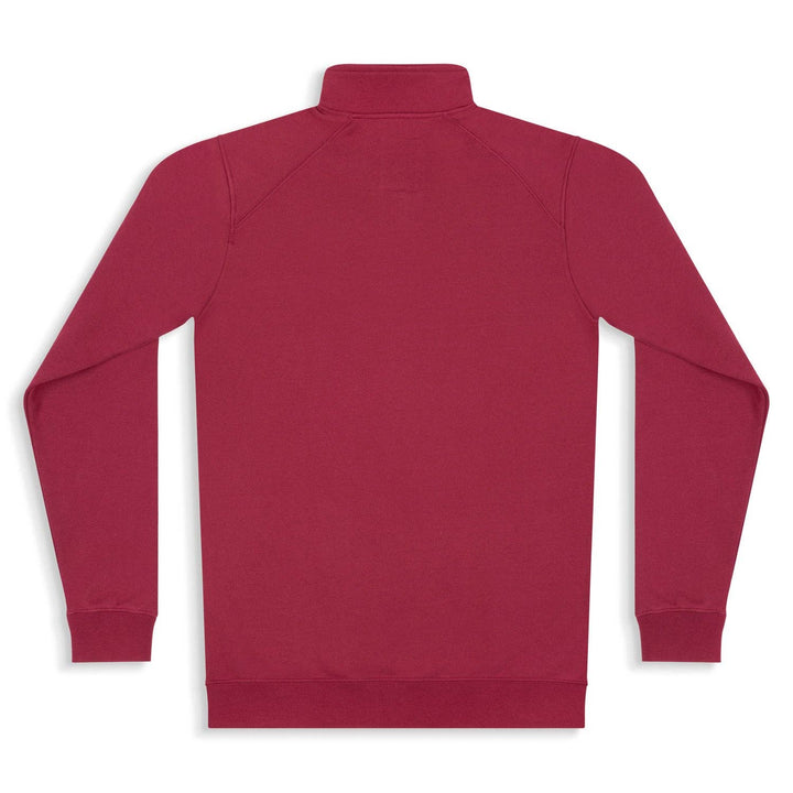 Nevis Organic Cotton Quarter Zip: Beaujolais