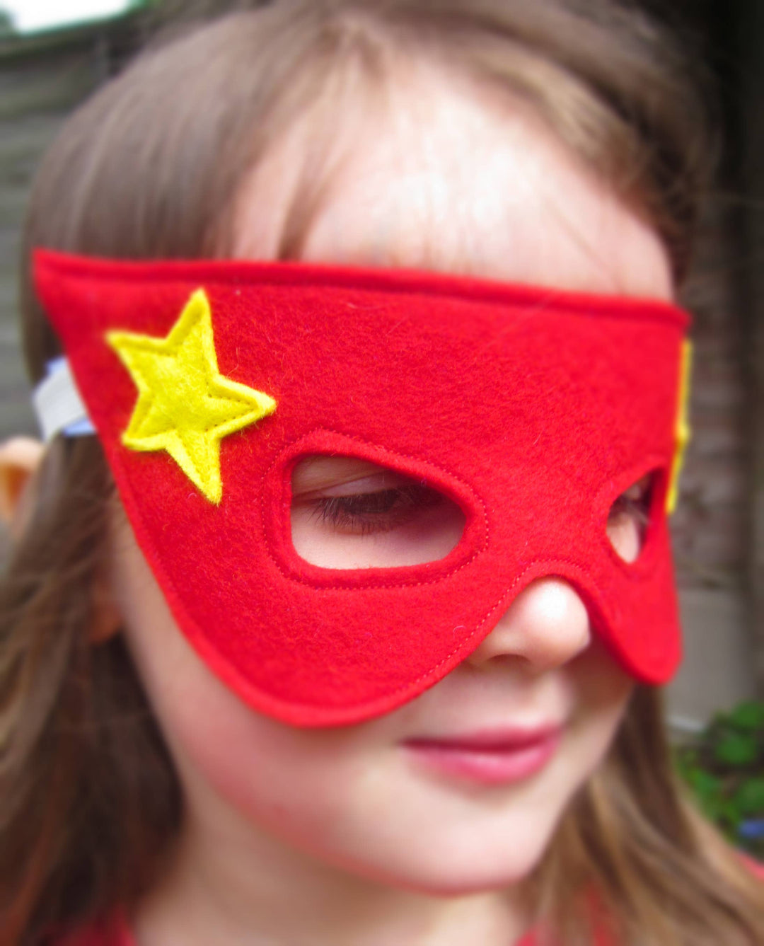 Superhero Mask and Cuffs Set - Red