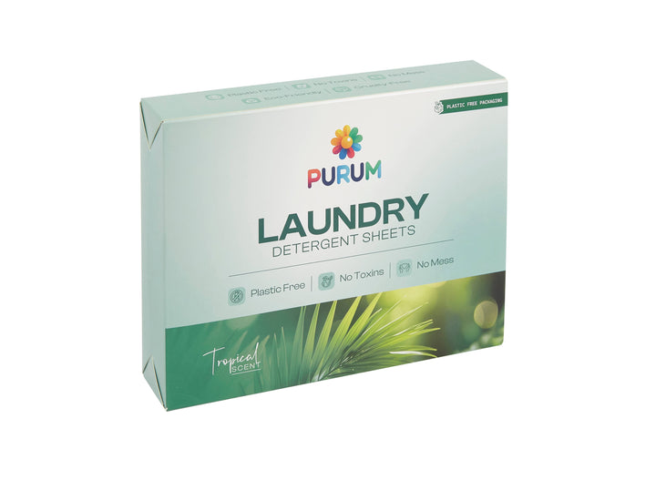 Purum Eco Friendly Laundry Sheets - 64 Pack: Tropical