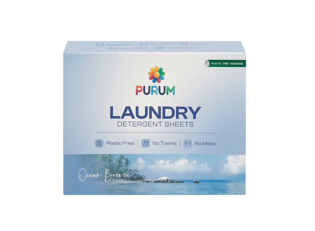 Purum Eco Friendly Laundry Sheets - 64 Pack: Tropical