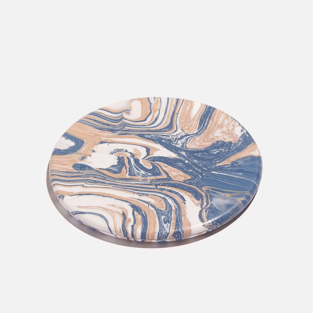Coasters Made From Plastic Waste - Pack of 4: Fudge Brown