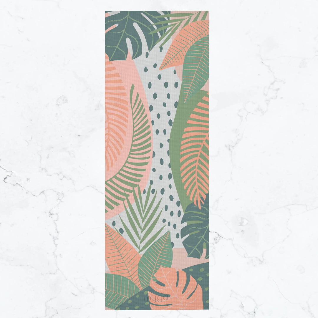 Palm Printed Entry Level Yoga Mat