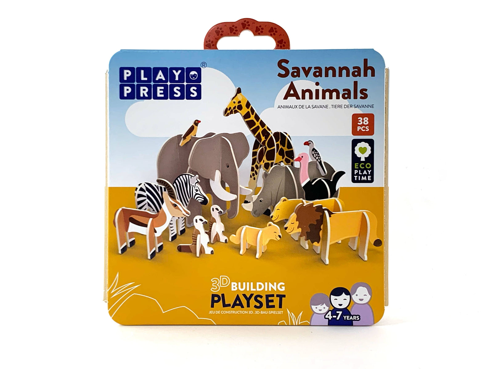 Savannah Animals Playset - Eco Baby Box
