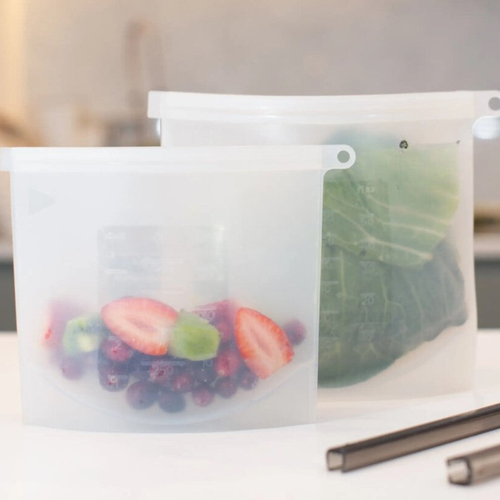 Reusable Silicone Food Storage Bag - 1.5L