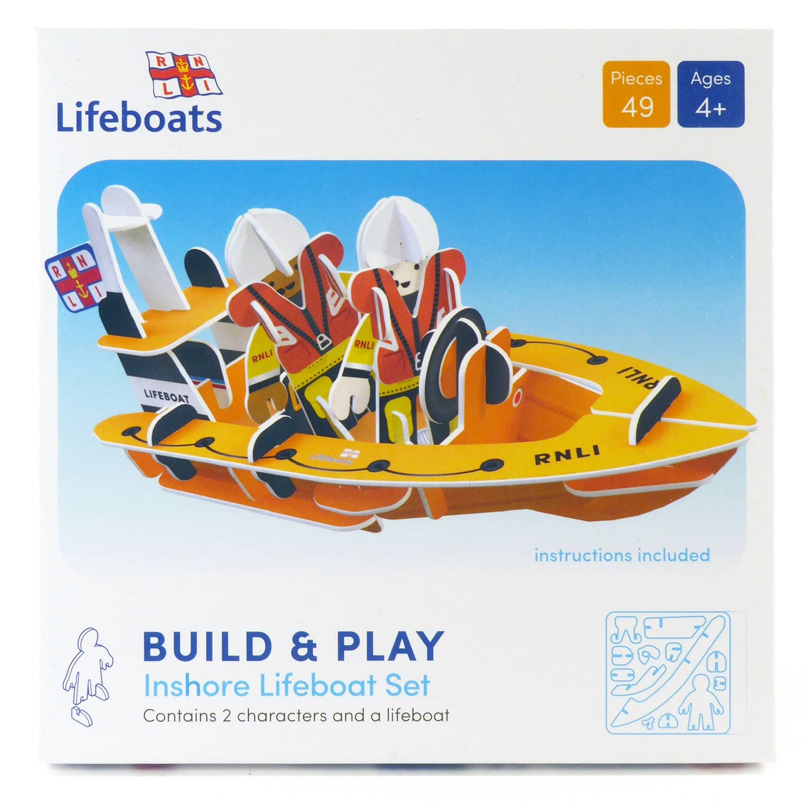 RNLI Inshore Lifeboat Playset - Eco Baby Box