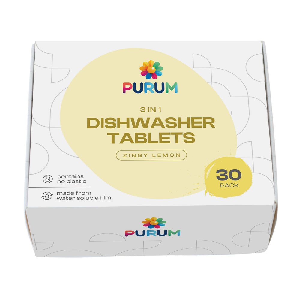 eco friendly 3-in-1 Dishwasher Tablets zingy lemon.