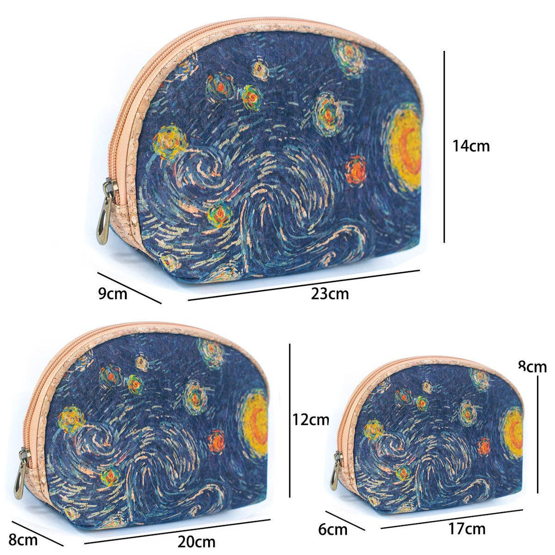 Luxury Women's Van Gogh Style Cosmetic bag (3 Sizes)