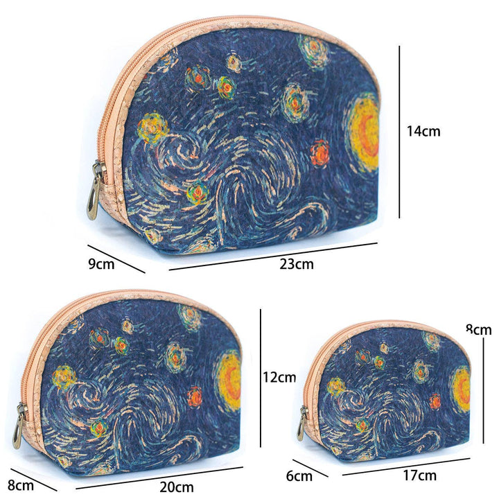 Luxury Women's Van Gogh Style Cosmetic bag (3 Sizes)