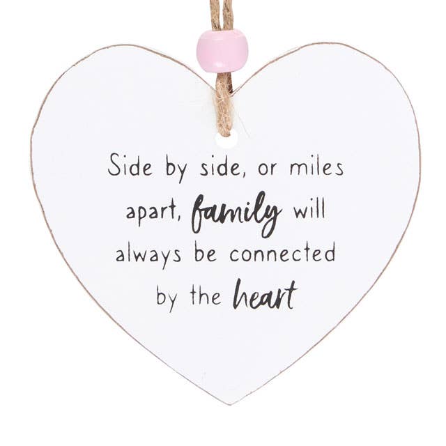 Family Is... Hanging Heart Sentiment Sign